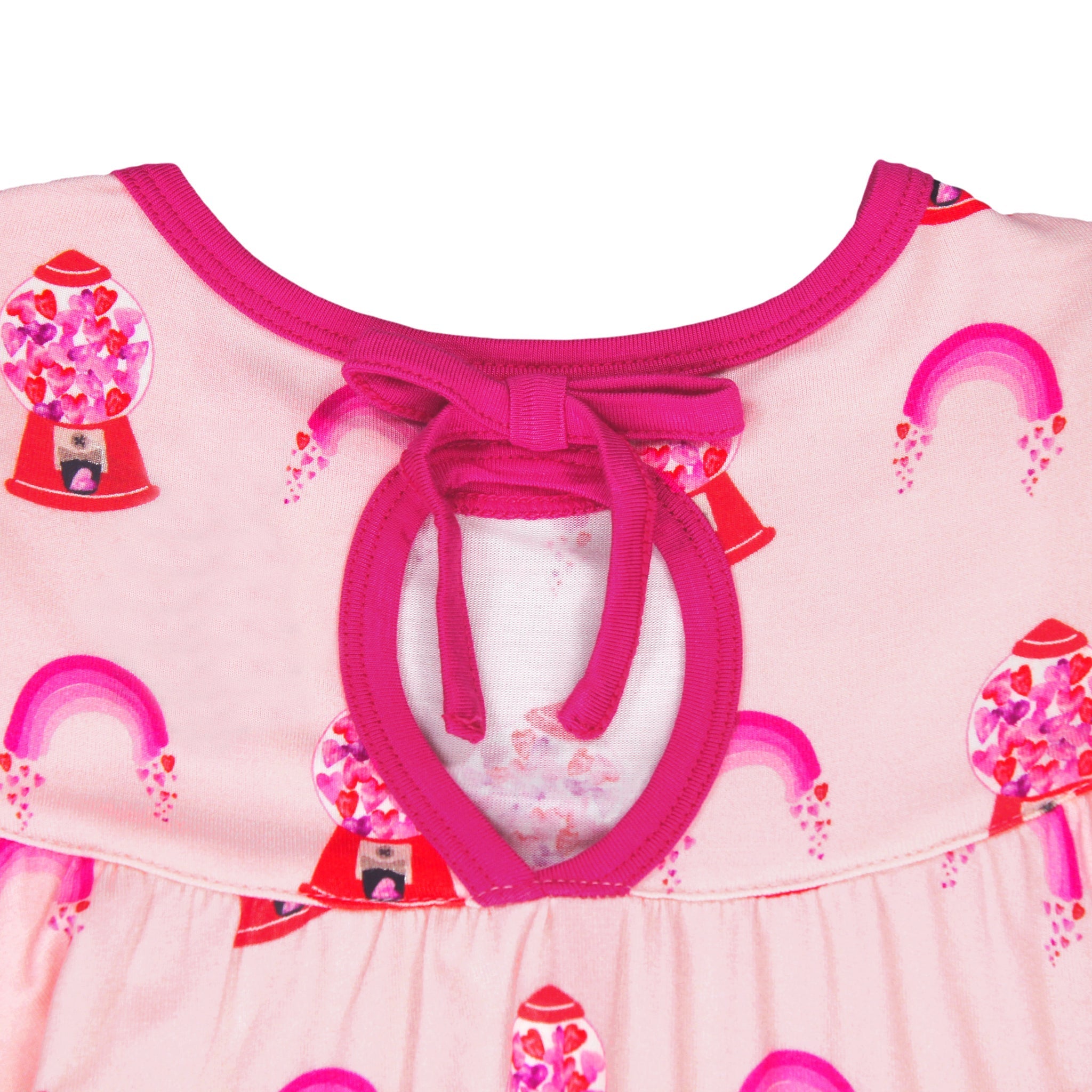 Painted Heart Gumballs Twirling Dress (2t-6y)