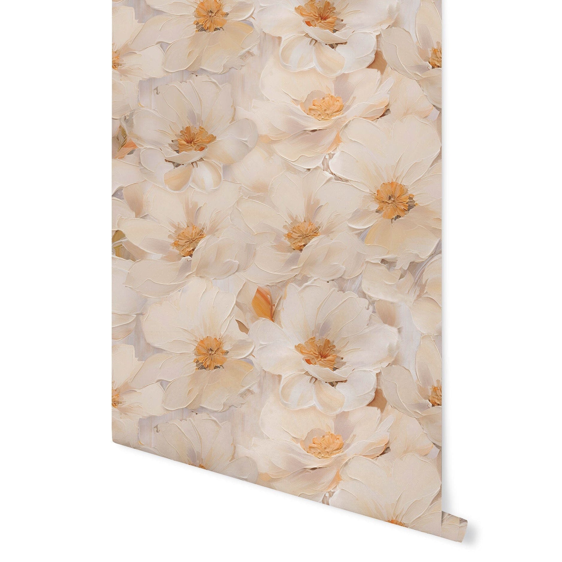 Painted Petals Wallpaper