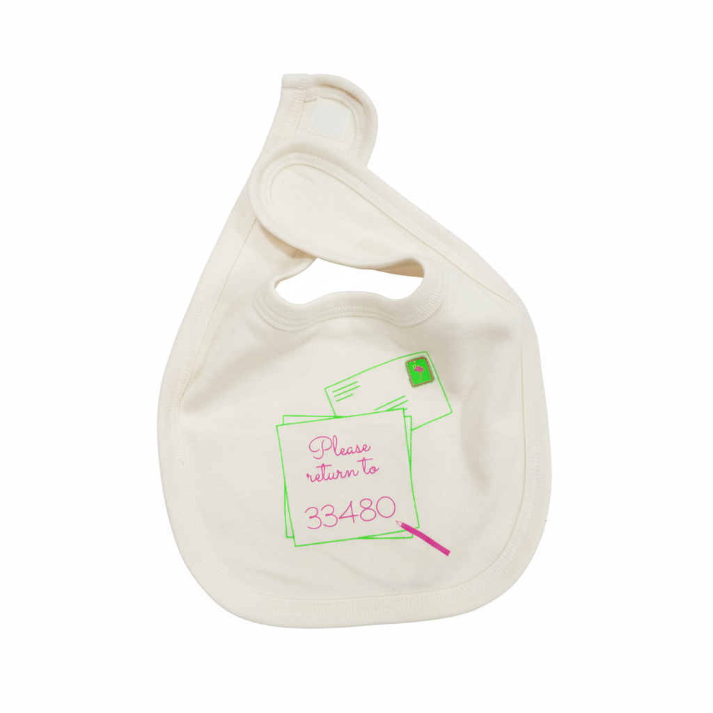 Palm Beach Baby Bib
