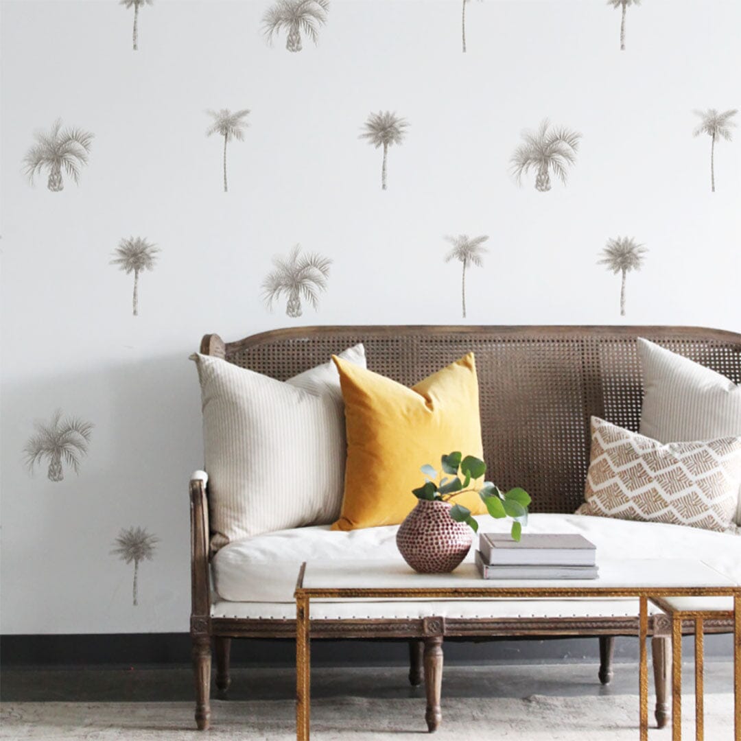 Palm Tree Pattern Wall Decals