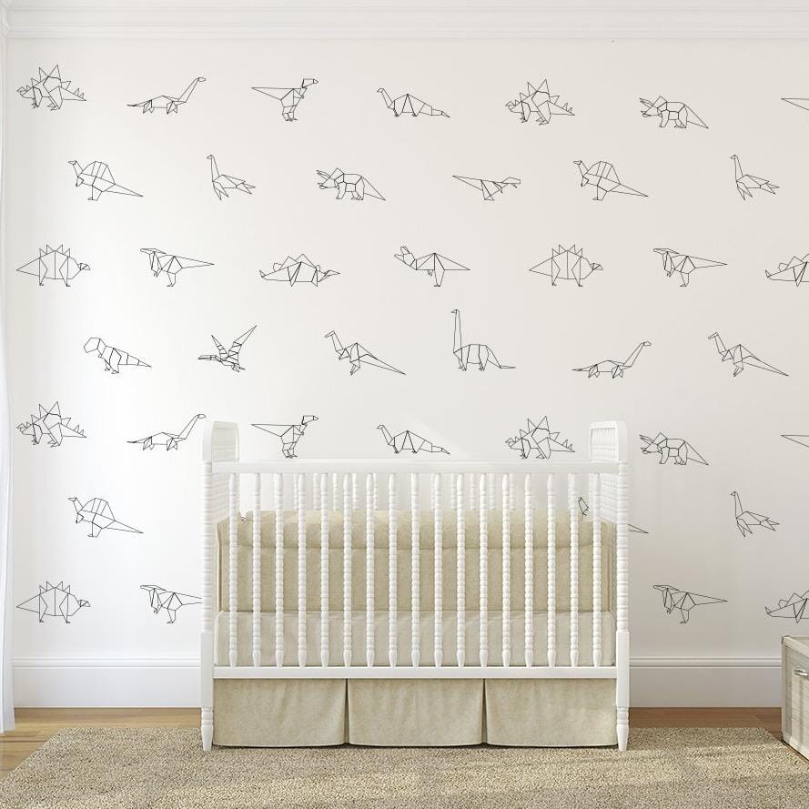 Paper Dinos Wall Decals