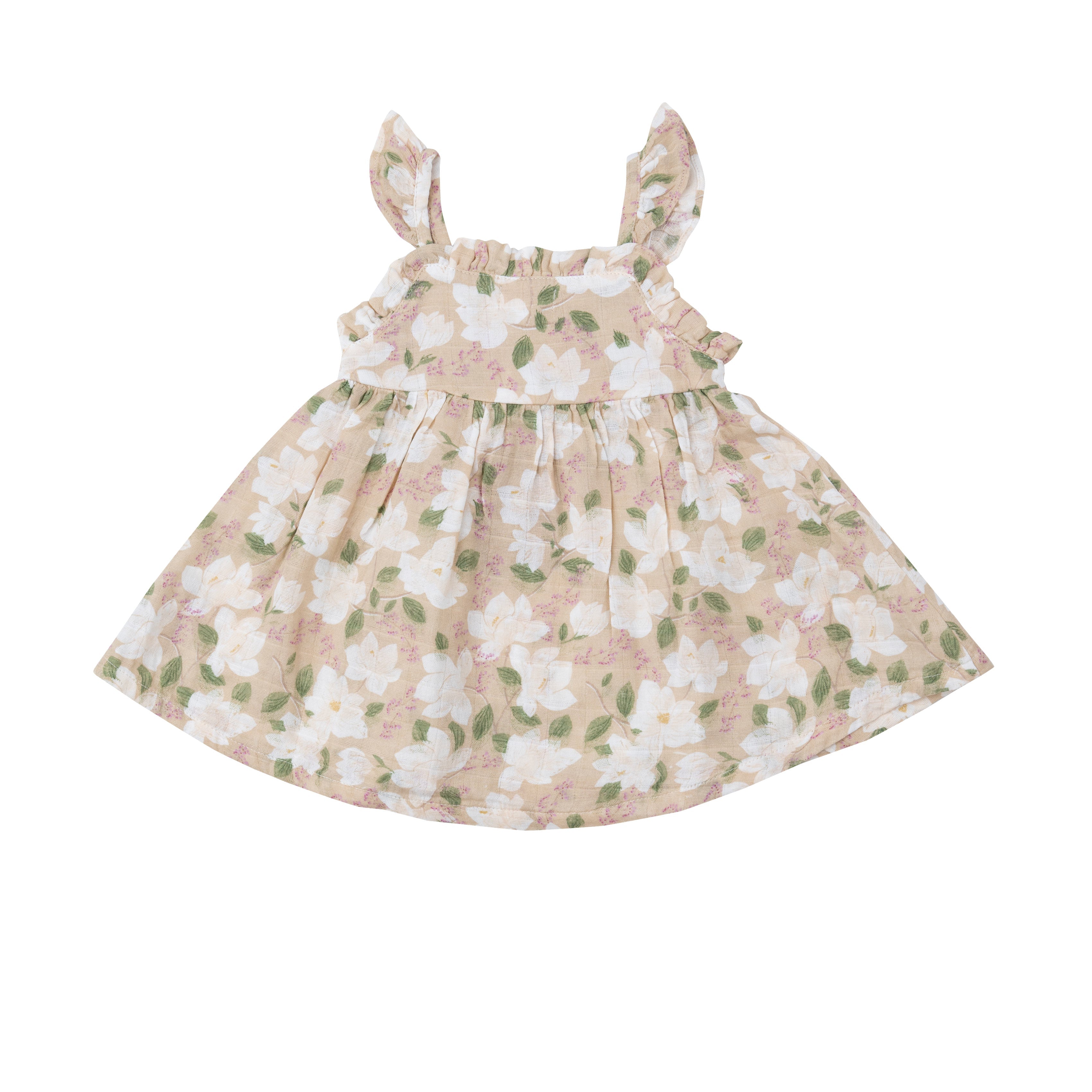 Paperbag Ruffle Sundress - Magnolias