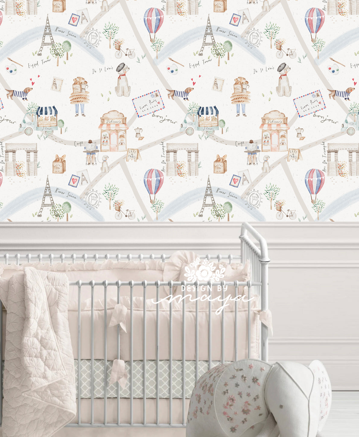 Paris Wallpaper - Nursery Wall Decor Wallpapers