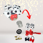 Red Polka Dot Party Jar Favor