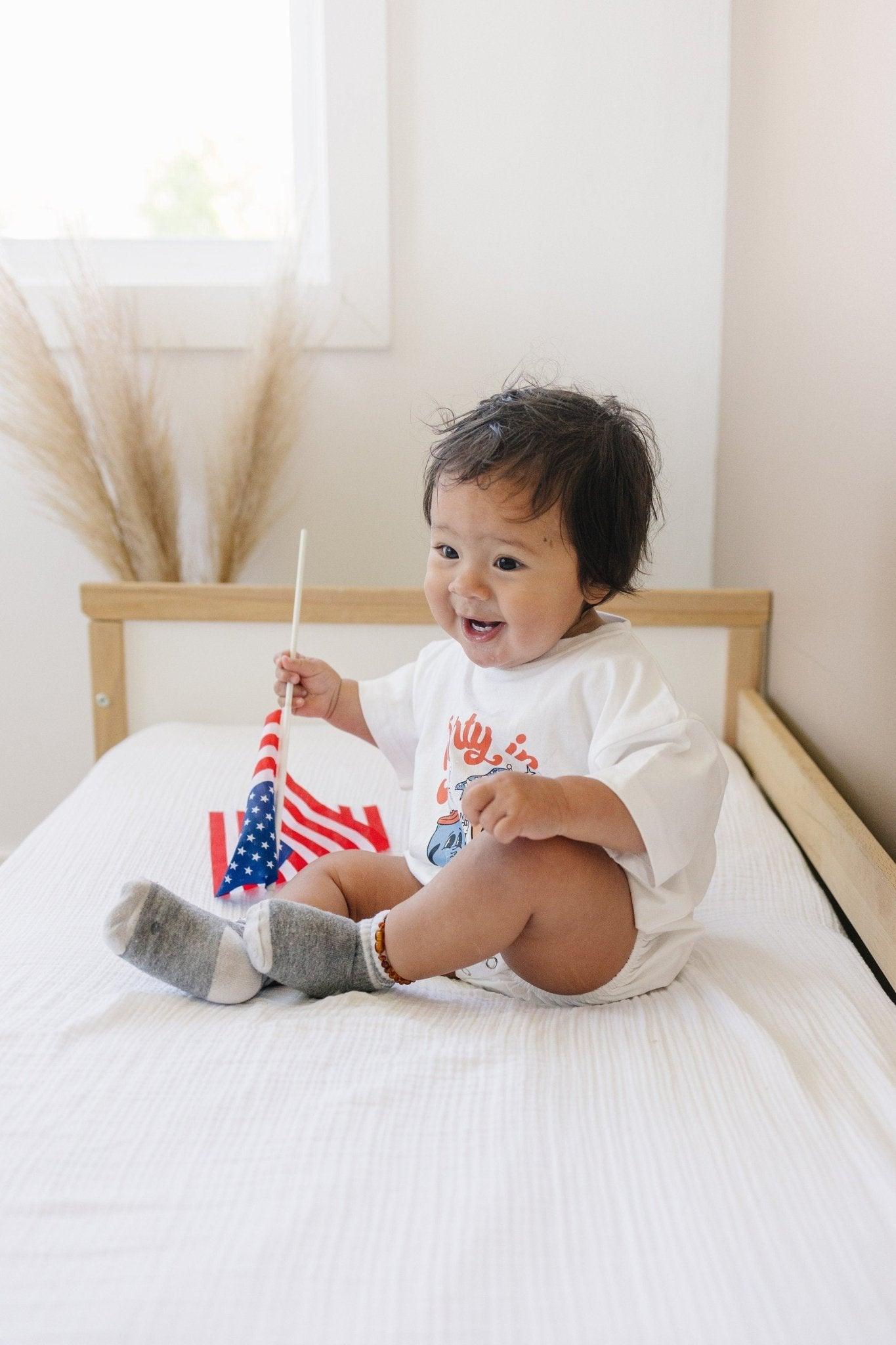 Party In The Usa T-shirt Romper