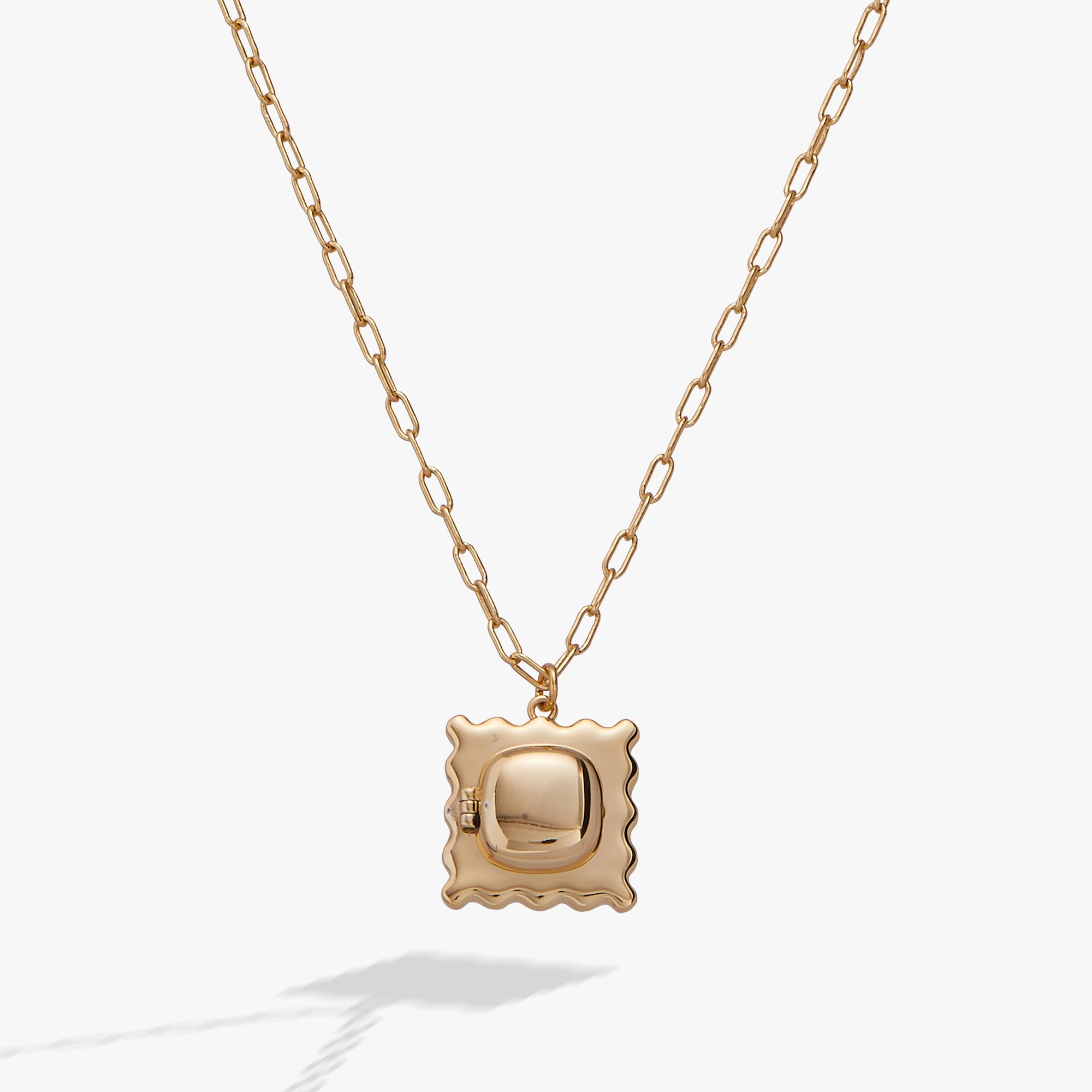 Pasta Girl 'anything Is Pastable' Ravioli Locket Pendant