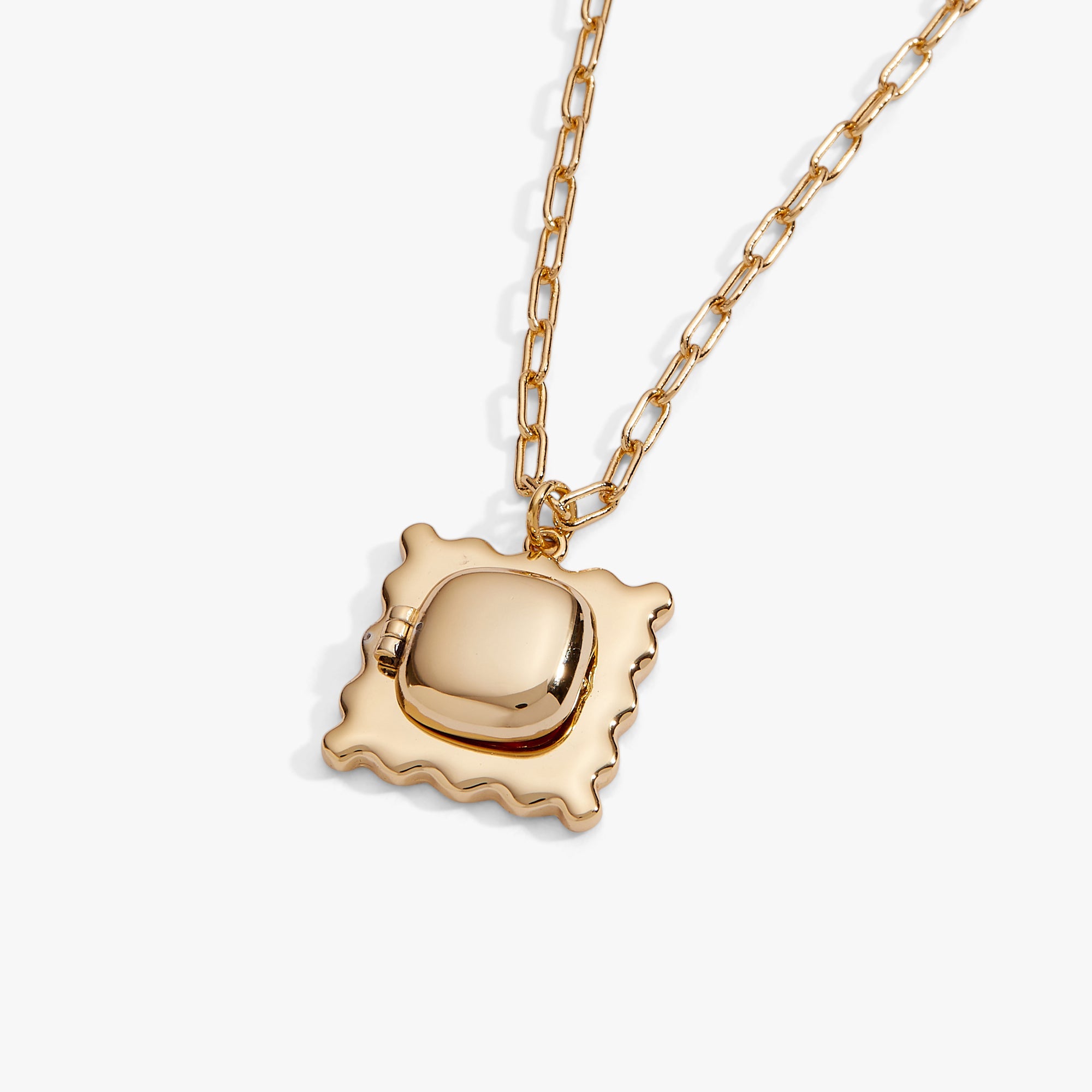 Pasta Girl 'anything Is Pastable' Ravioli Locket Pendant