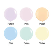 Giant Pastel Latex Balloons – 36"