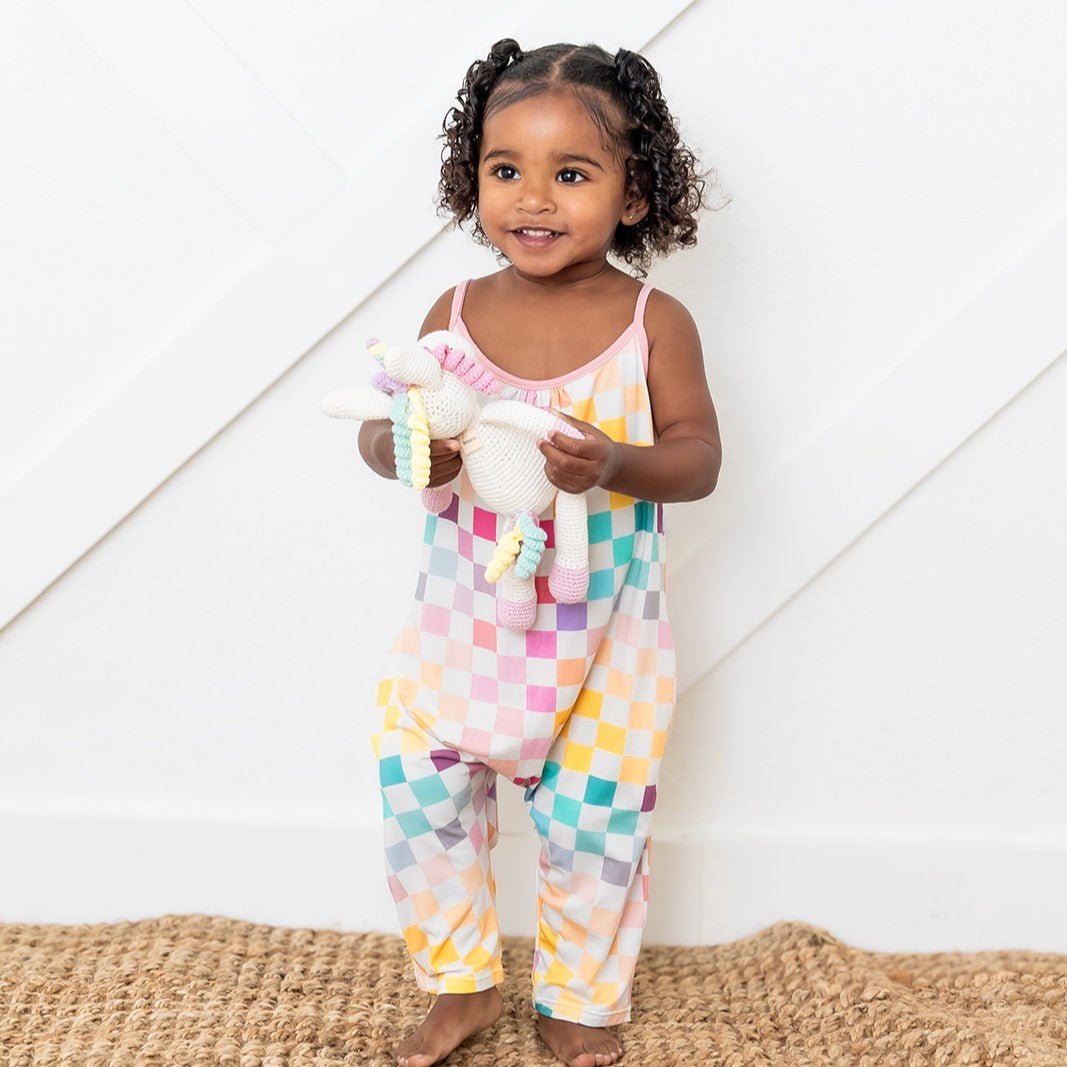 Pastel Checks Jumpsuit