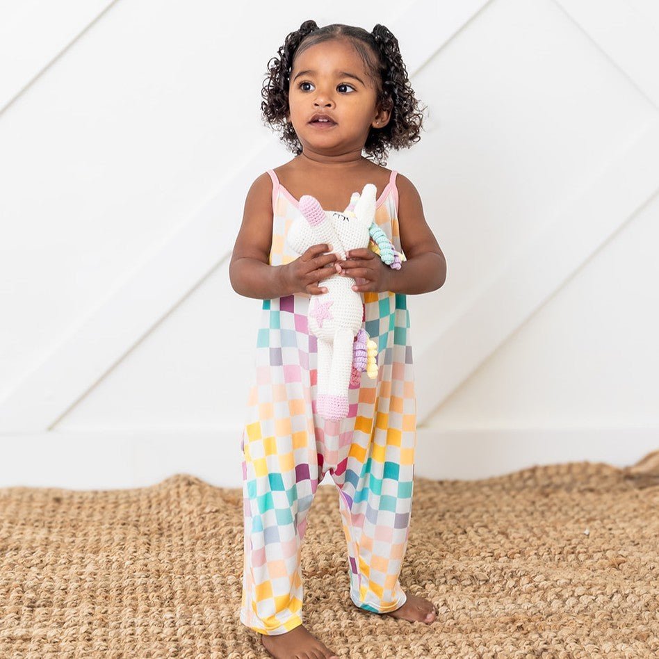 Pastel Checks Jumpsuit