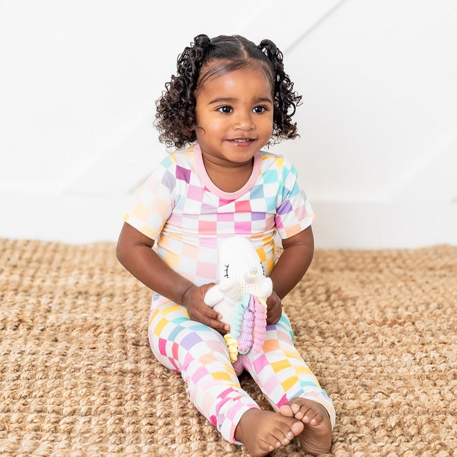 Pastel Checks S/s Pajama