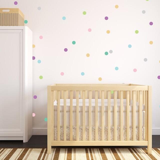 Pastel Confetti Dots Wall Decals