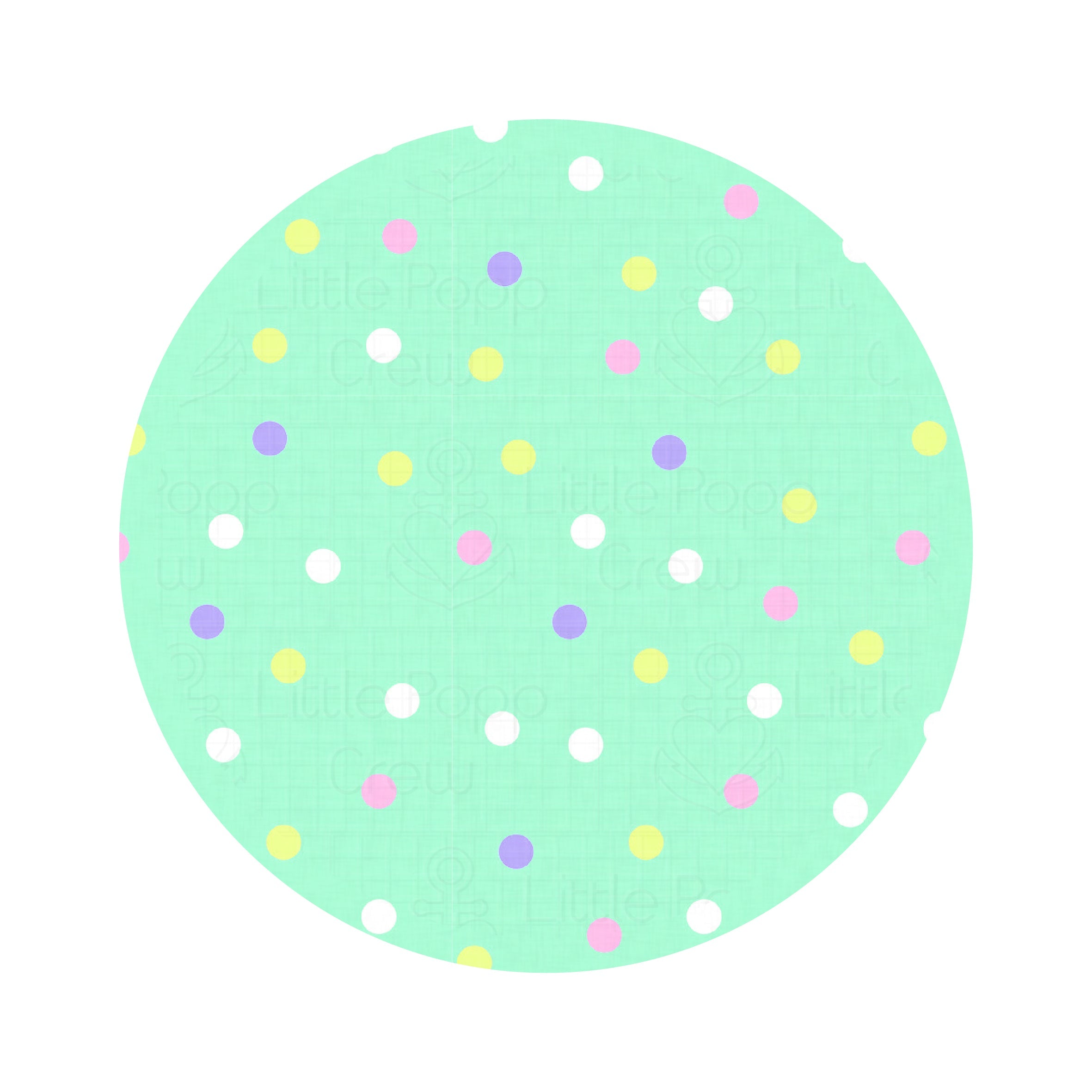 Pastel Dots | Double Layer Bamboo Toddler Blanket