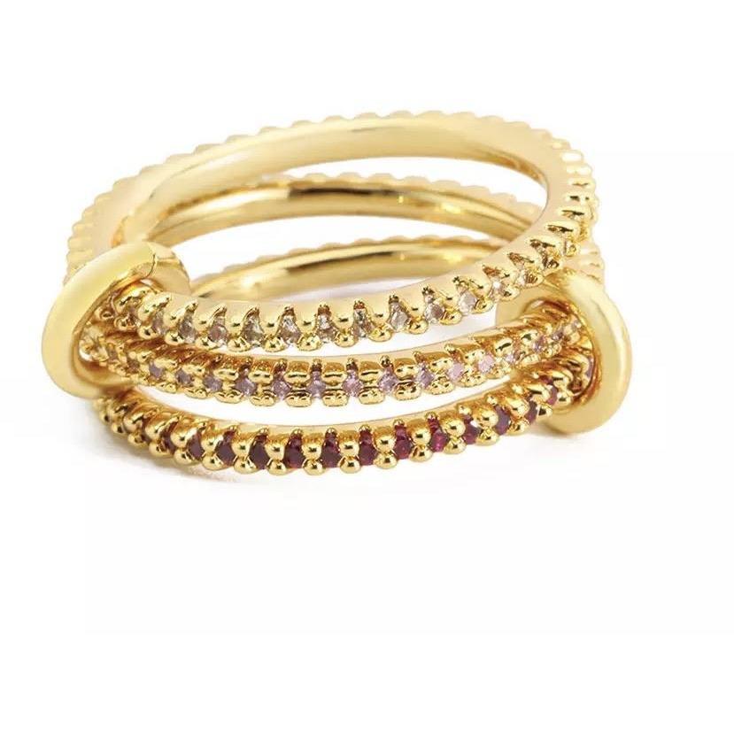 Pave Ring Set