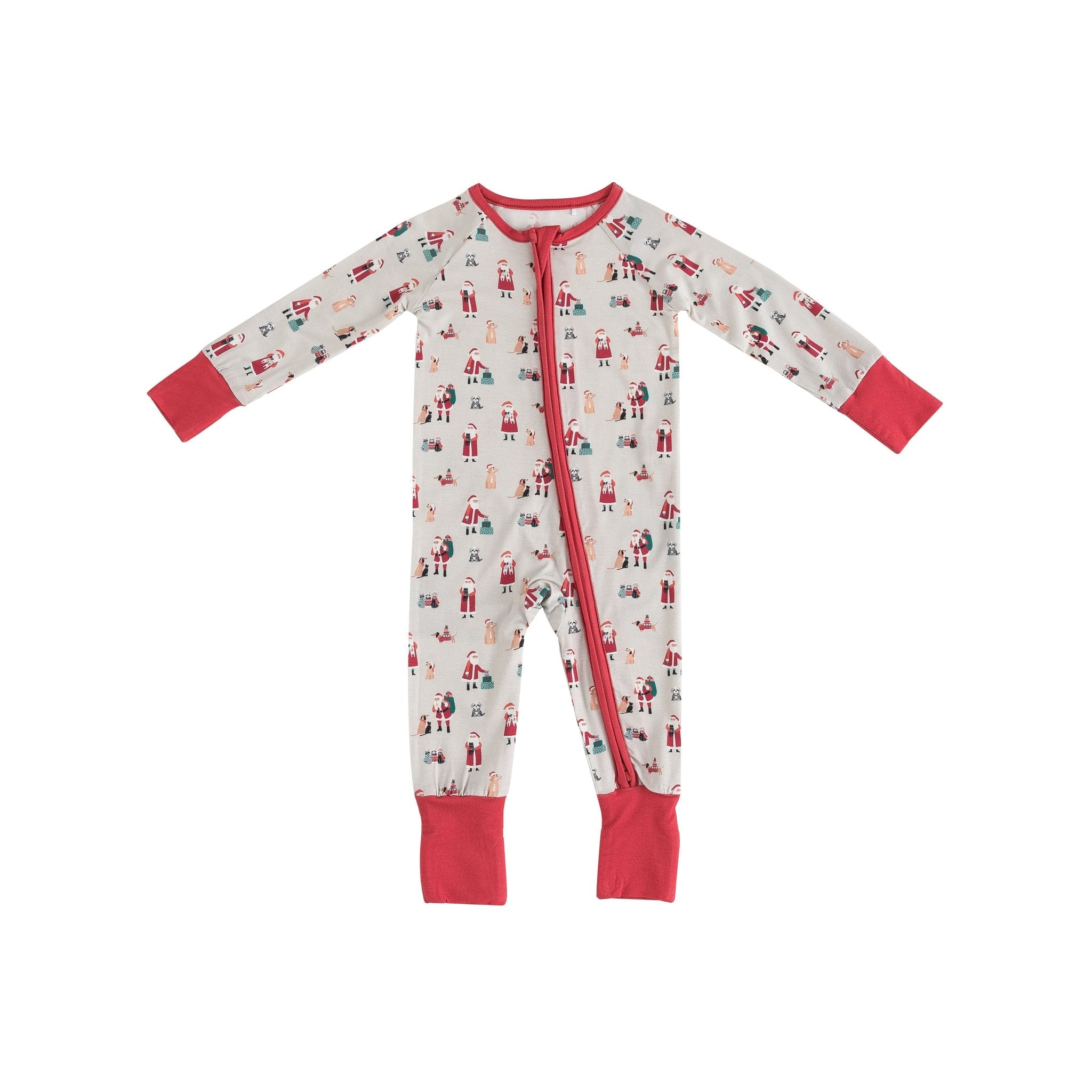 Paws & Claus (convertible Zip Footies)