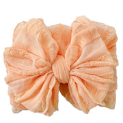 Peach | Signature Ruffled Baby Headband