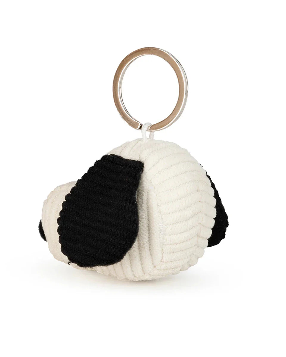 Peanuts Snoopy Head Cream Corduroy 2" Keychain Plush