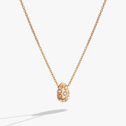 Pearl And Crystal Pendant Necklace