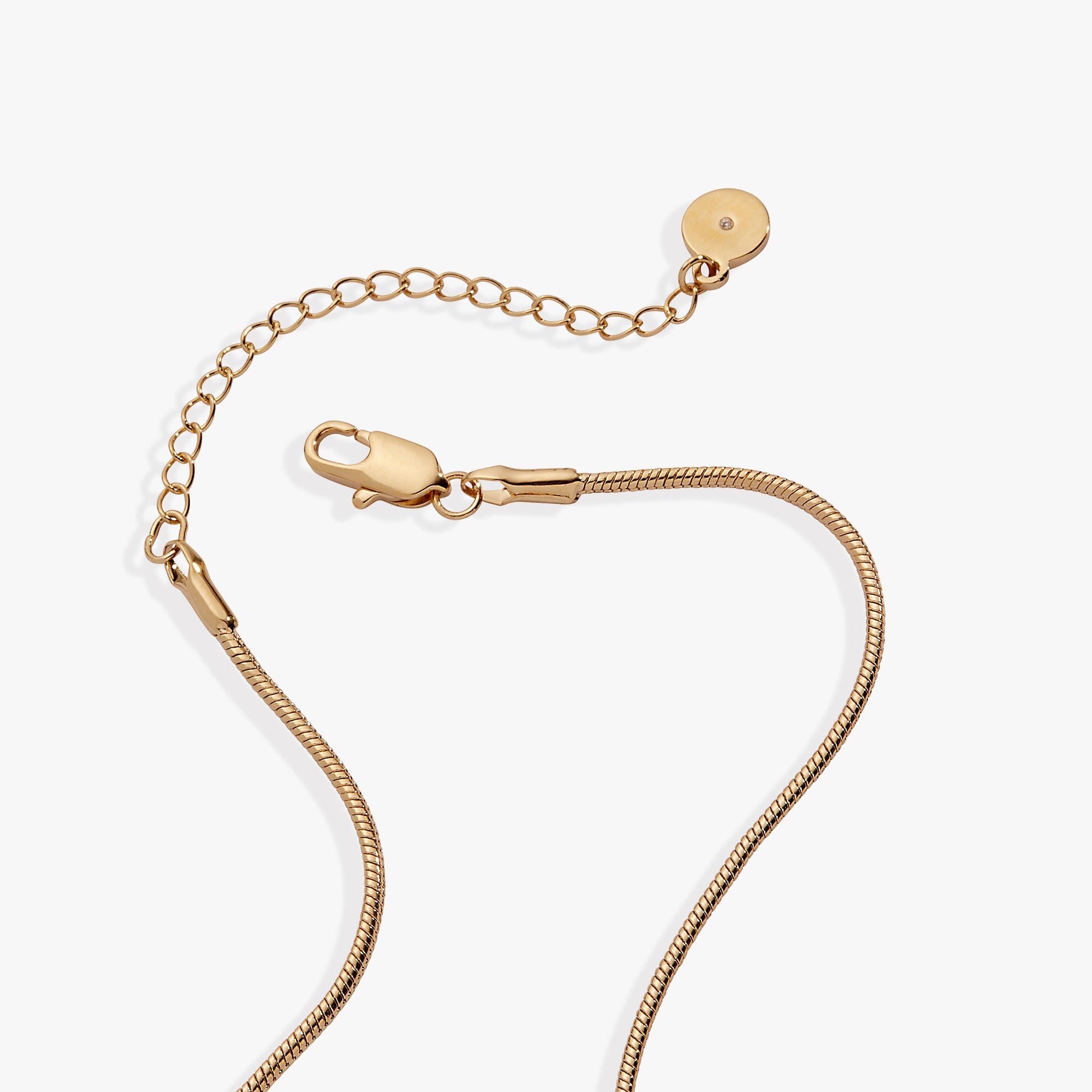 Pearlized Dove 'peace' Slider Necklace