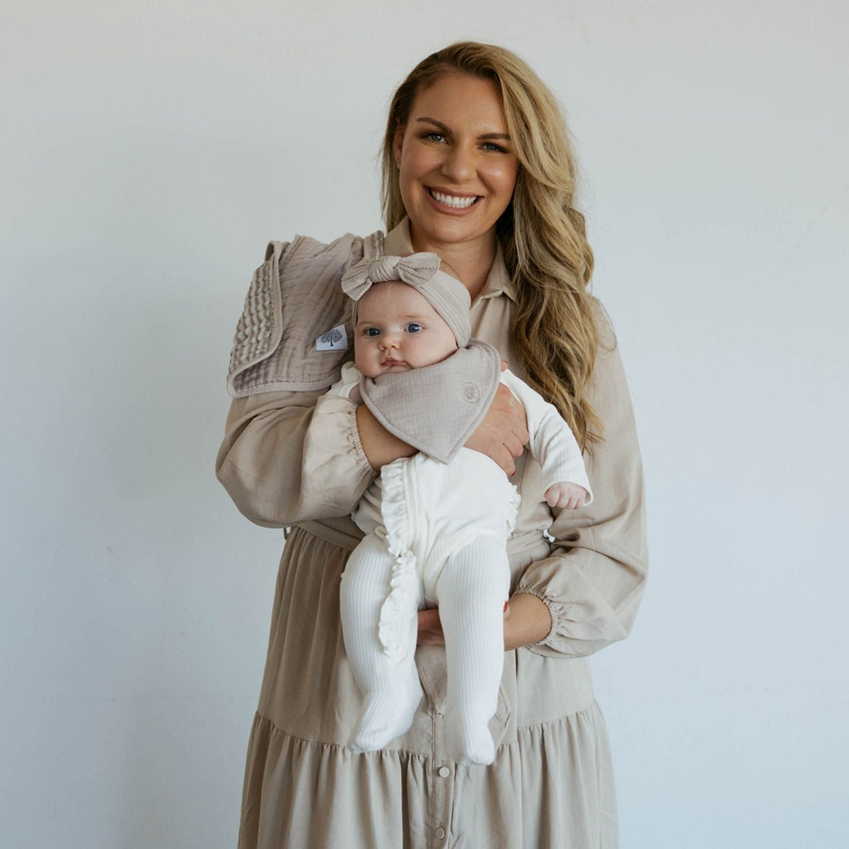 Pebble Muslin Bandana Bibs Set (4-pack)