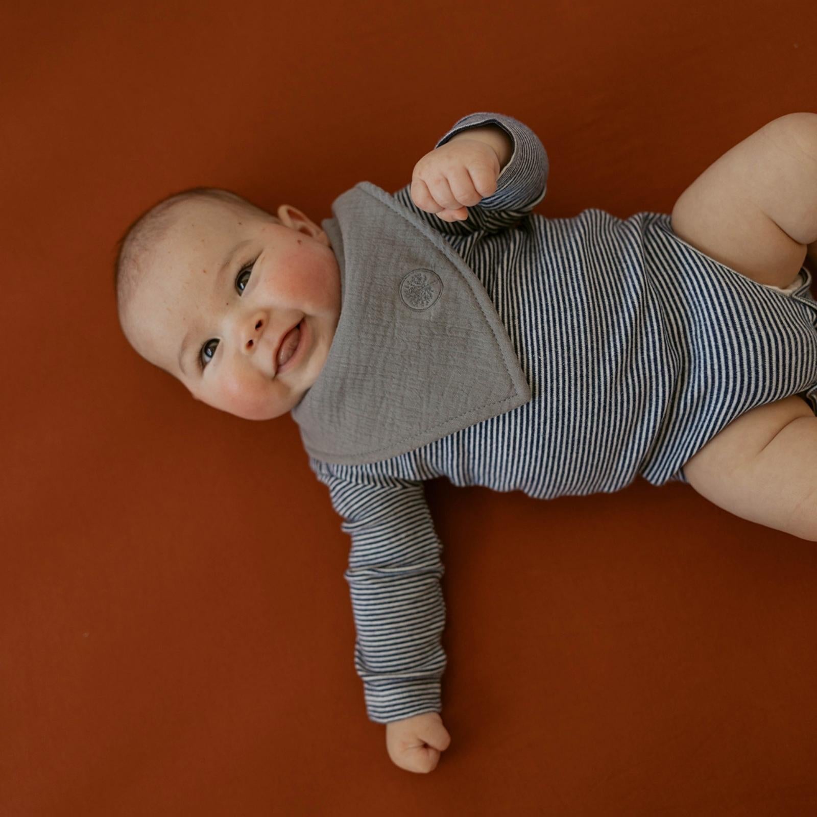 Pebble Muslin Bandana Bibs Set (4-pack)