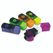 Eisen 2-in-1 Pencil Sharpener And Eraser, 6 Pack