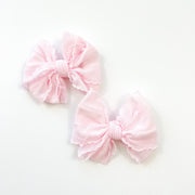 Perfect Pink | Ruffled Hair Clip