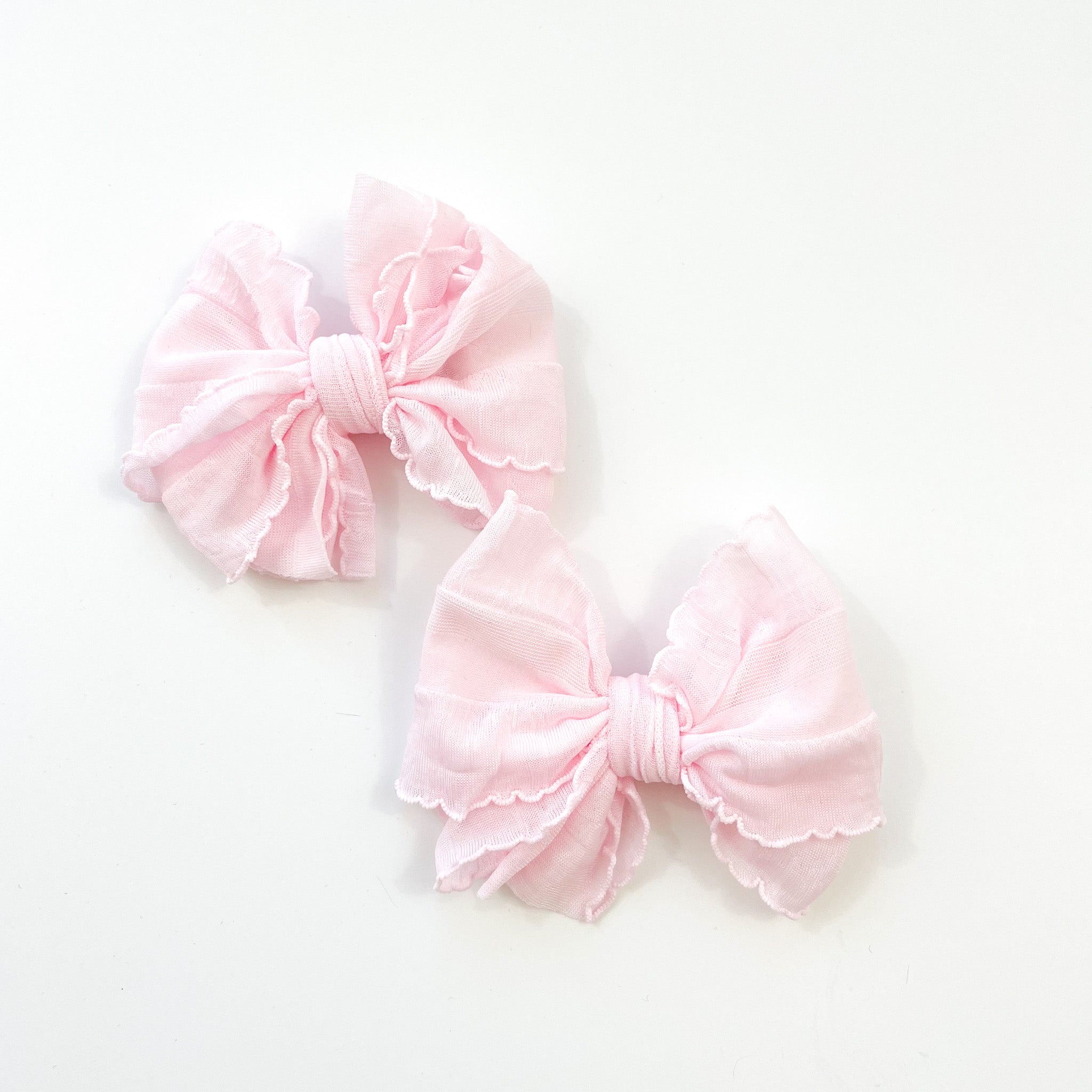 Perfect Pink | Ruffled Hair Clip