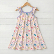 Petal Parade Flutter Sleeve Dress