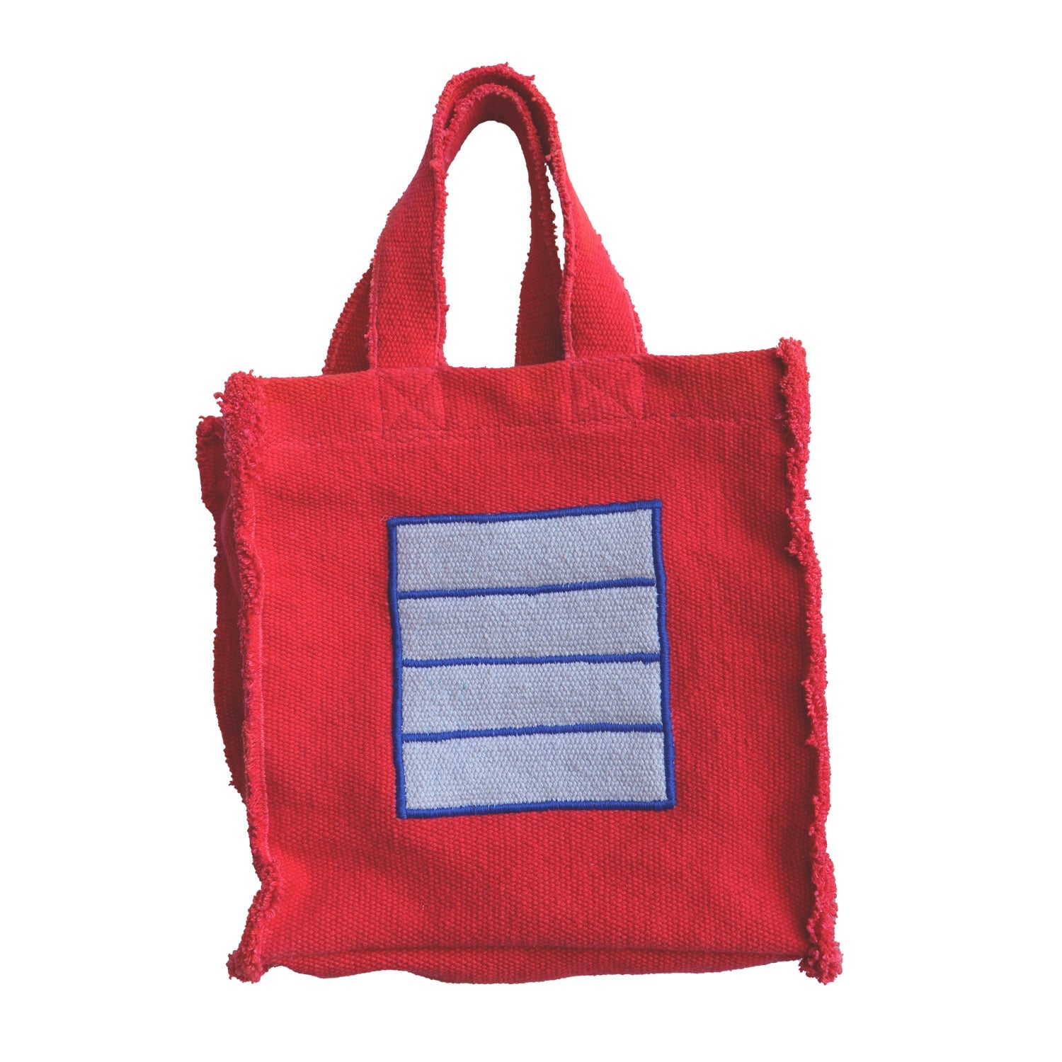Peter Halley Fabric Handbag Pink Cell