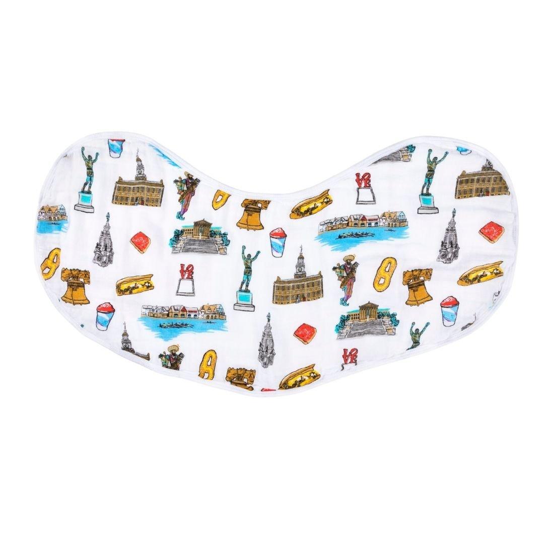 Philadelphia Newborn Gift Bundle: Swaddle, Bib & Onesie