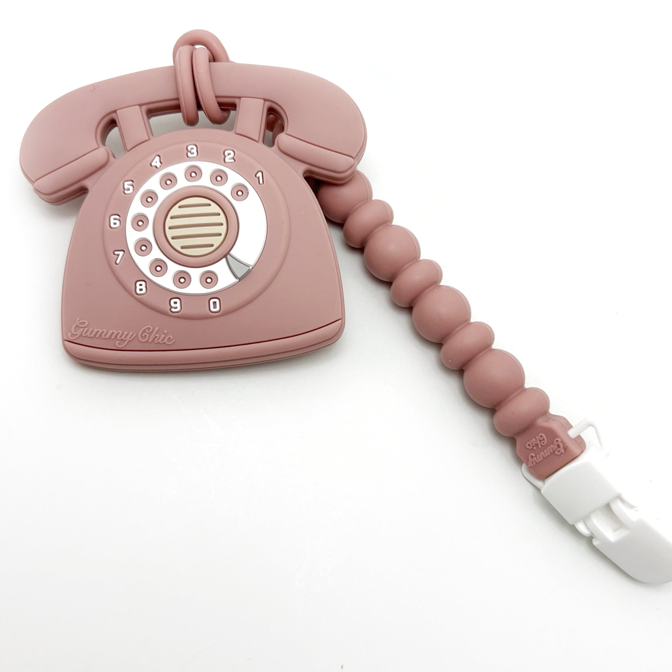 Cool Baby Teether: Rotary Dial Phone Design