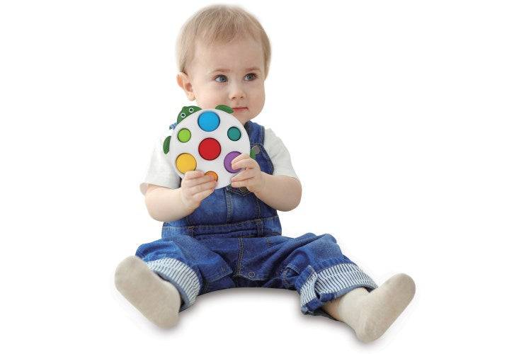 Sensory Pops Turtle Infant Push Pop Toy