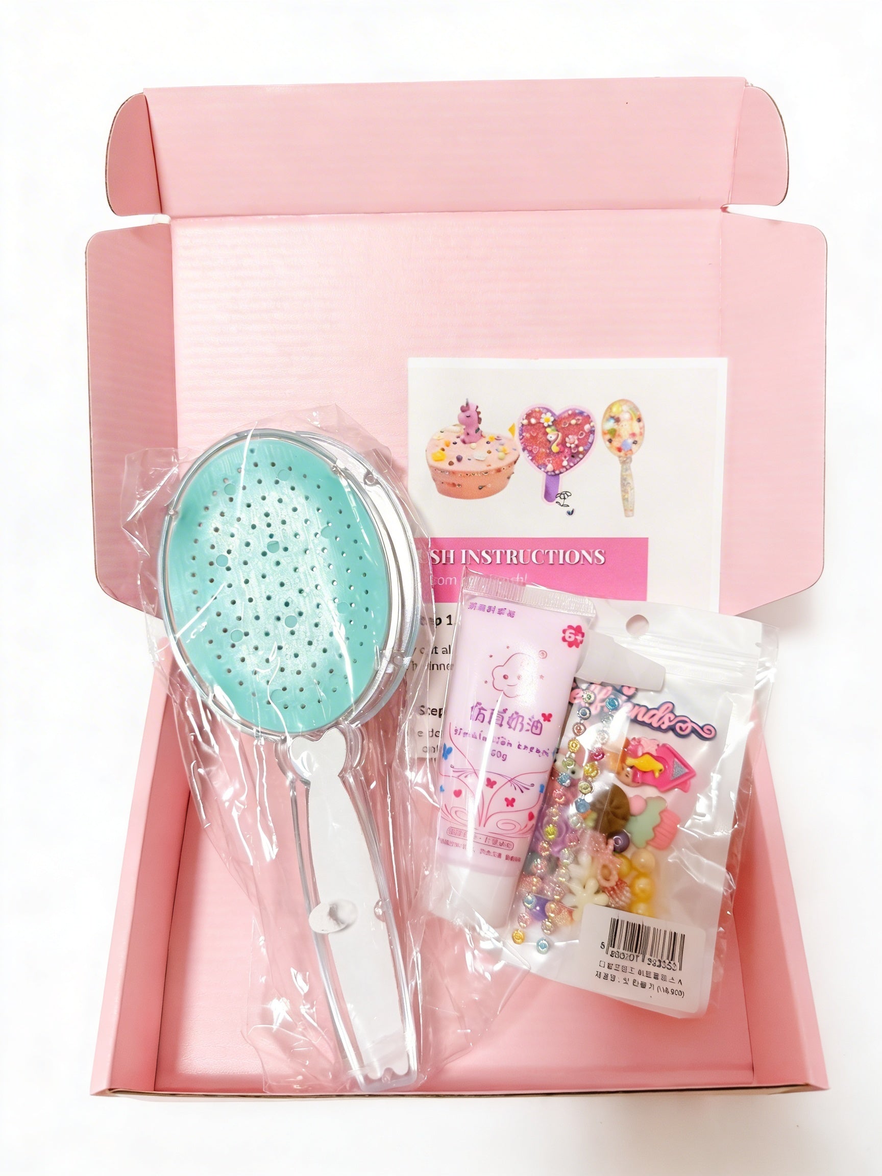 Diy Decoden Hair Brush Set