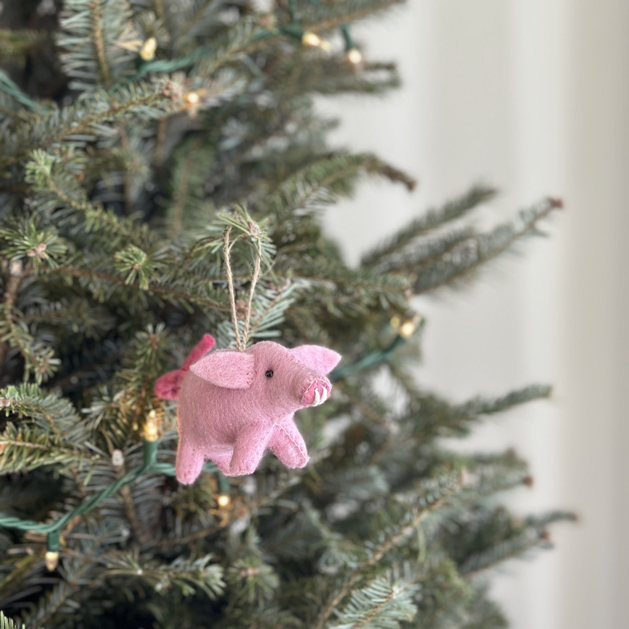 Felt Ornament - Pig