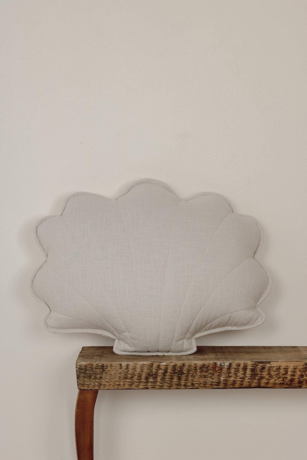 Linen Pigeon Gray Shell Pillow