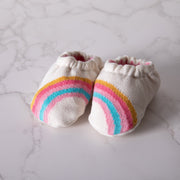 Rainbow Pink Baby Bootie
