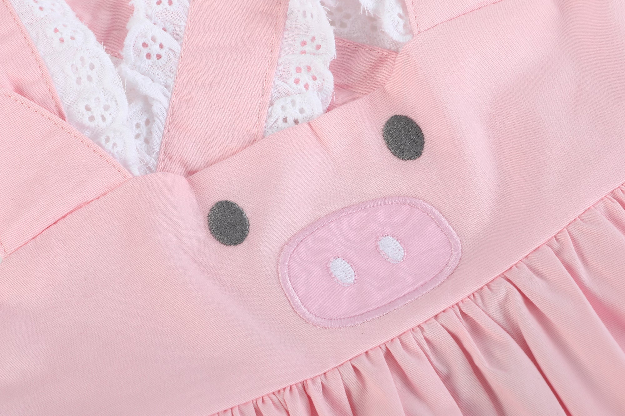 Pink And Lace Piggy Dress