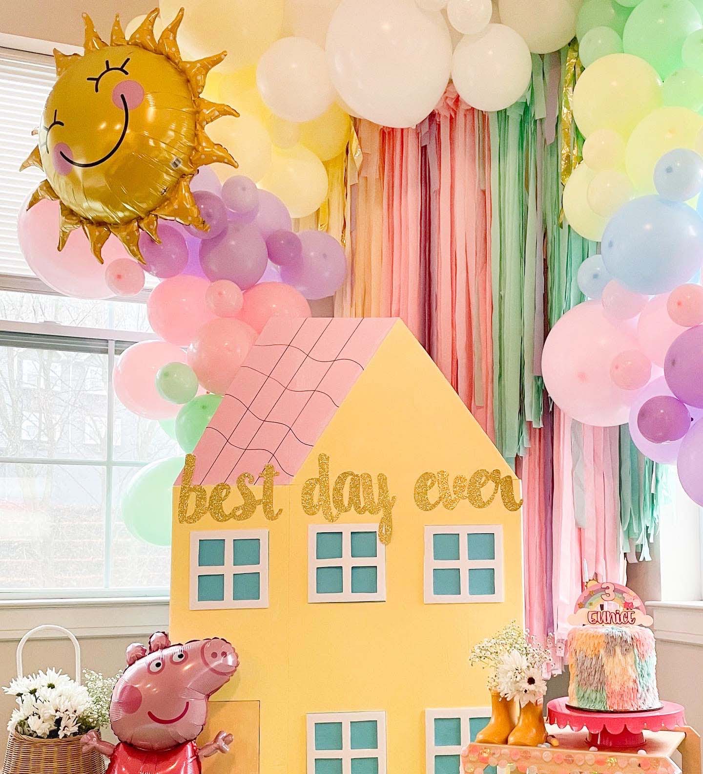 Pink Balloon Garland
