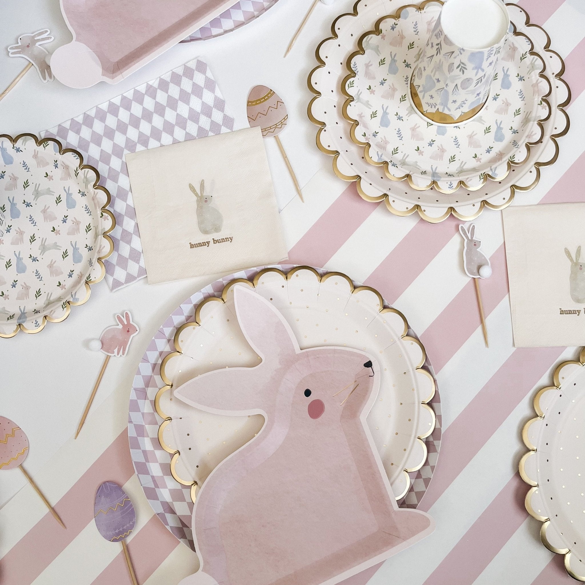 Pink Bavarian Check Large Napkin (set Of 16)