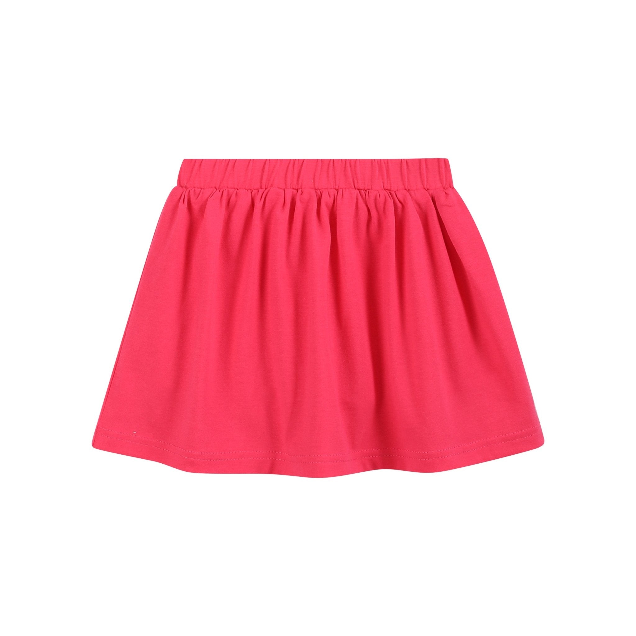 Pink Birthday Girl Ruffle Top And Skort Set