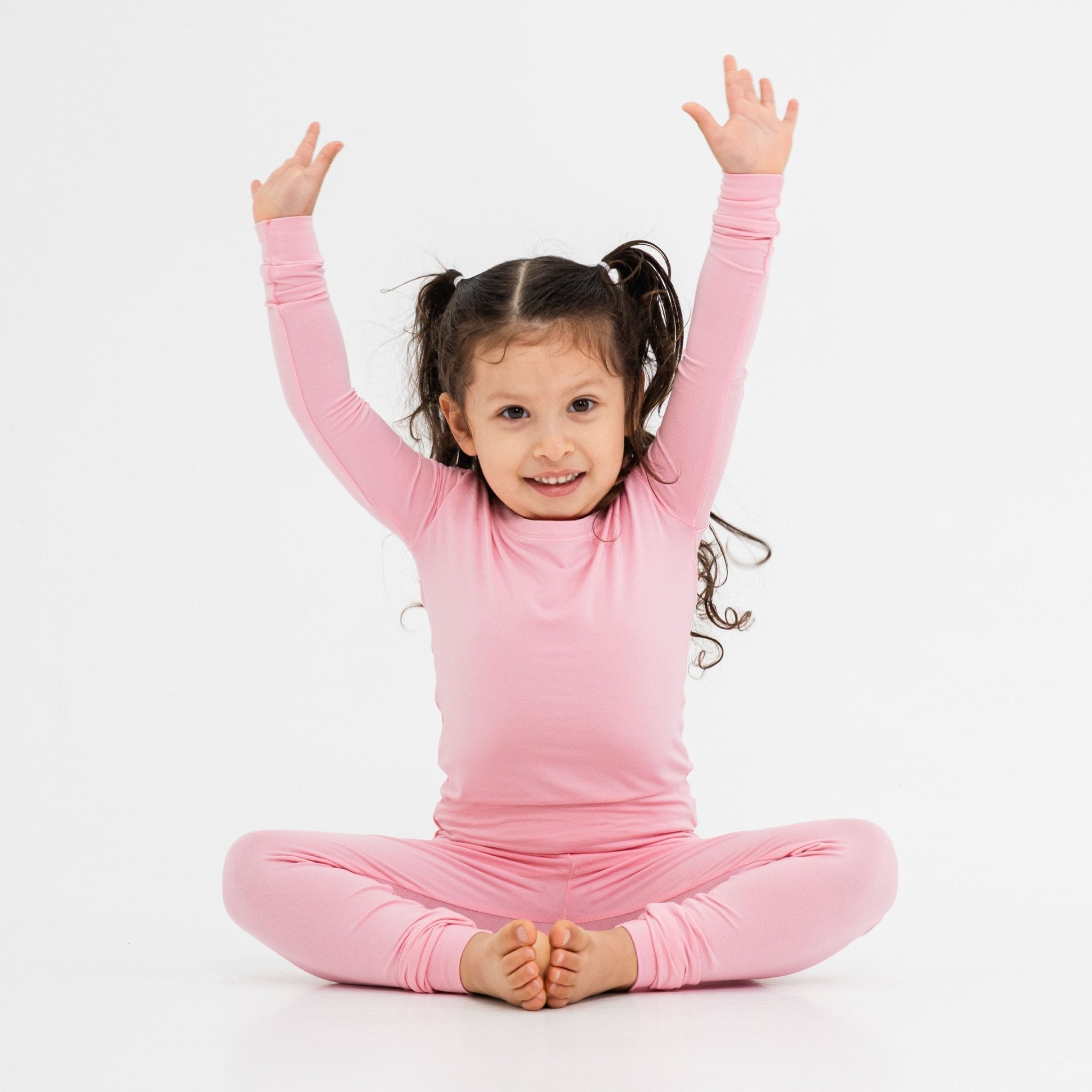 Pink Blossom Long Sleeve Pajamas