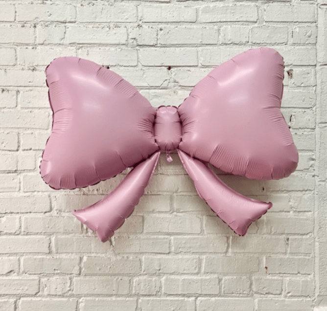 Pink Bow Balloon – 40" Foil Balloon