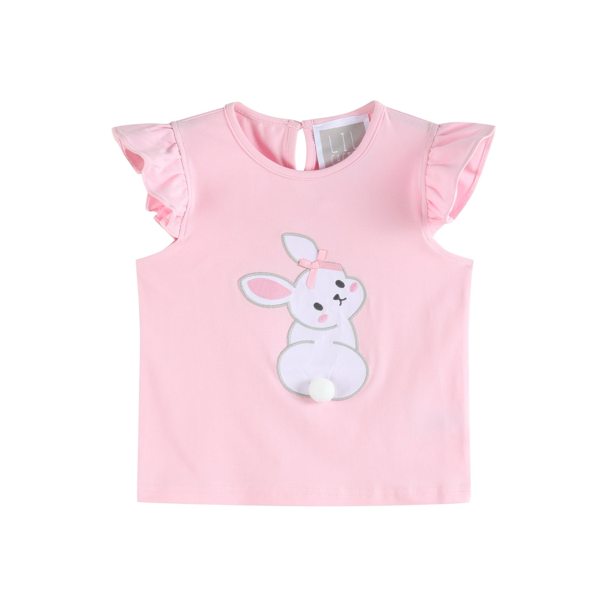 Pink Bunny T-shirt And Shorts Set
