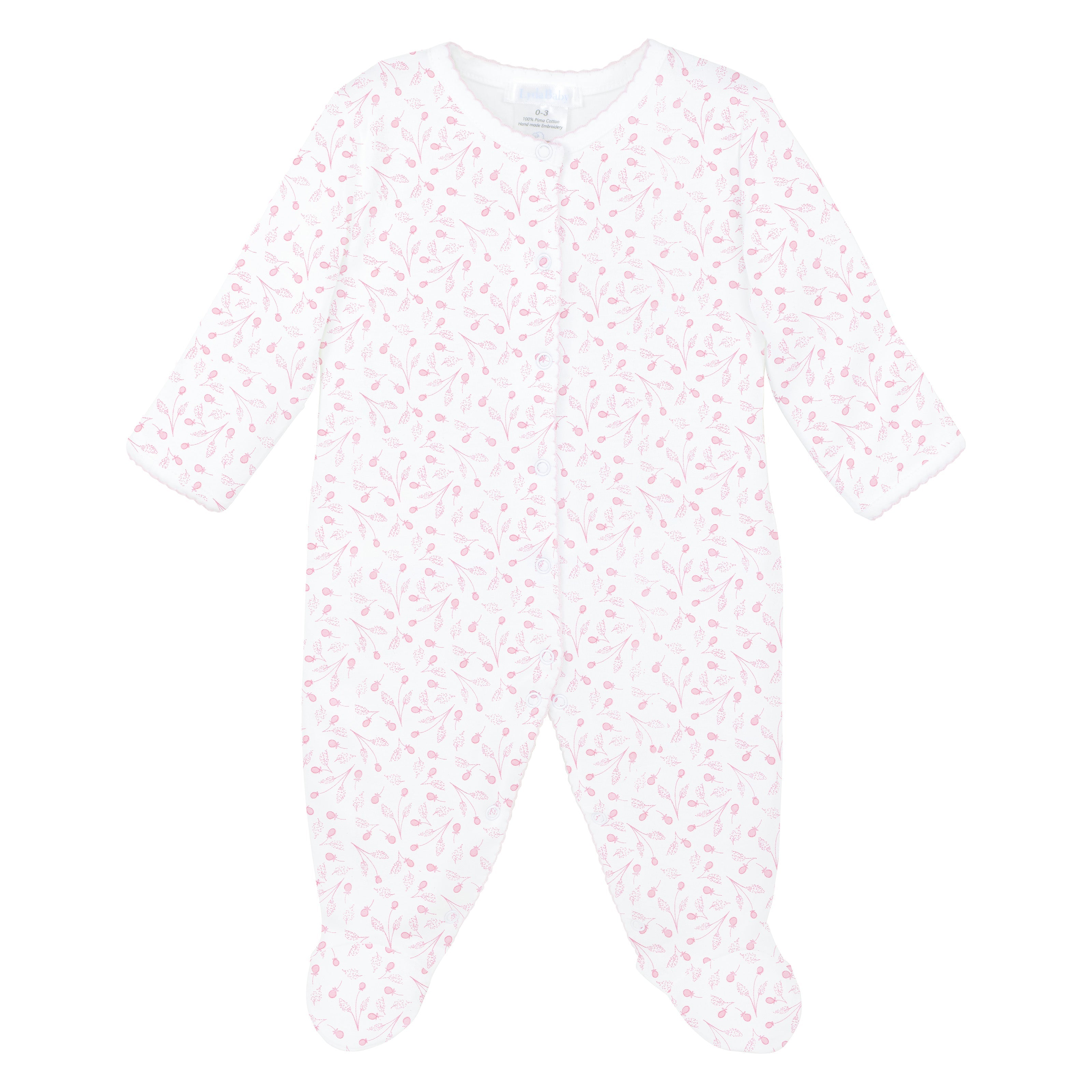 Little Fruits Printed Footie | Baby Girl
