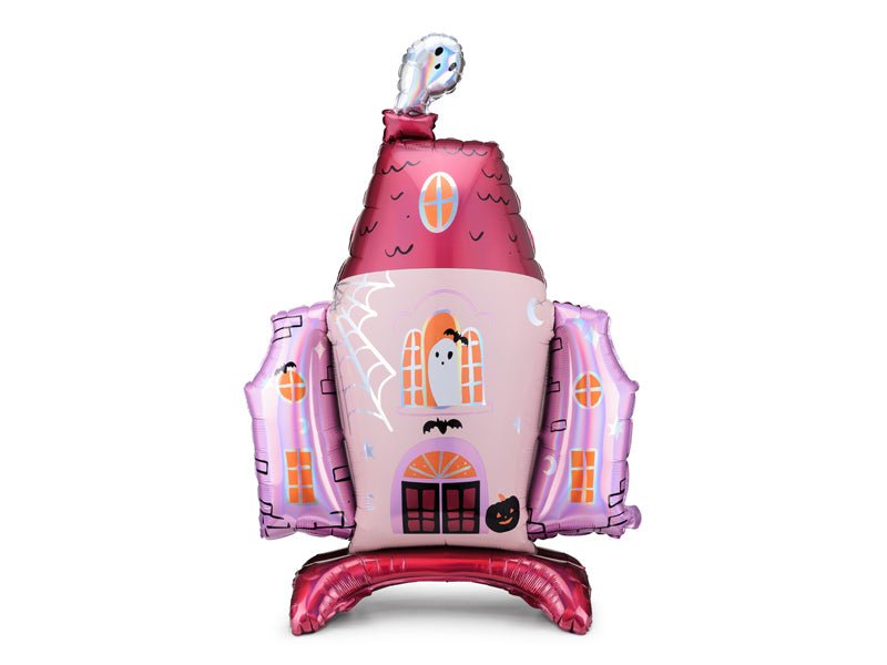 Pink Haunted House Balloon