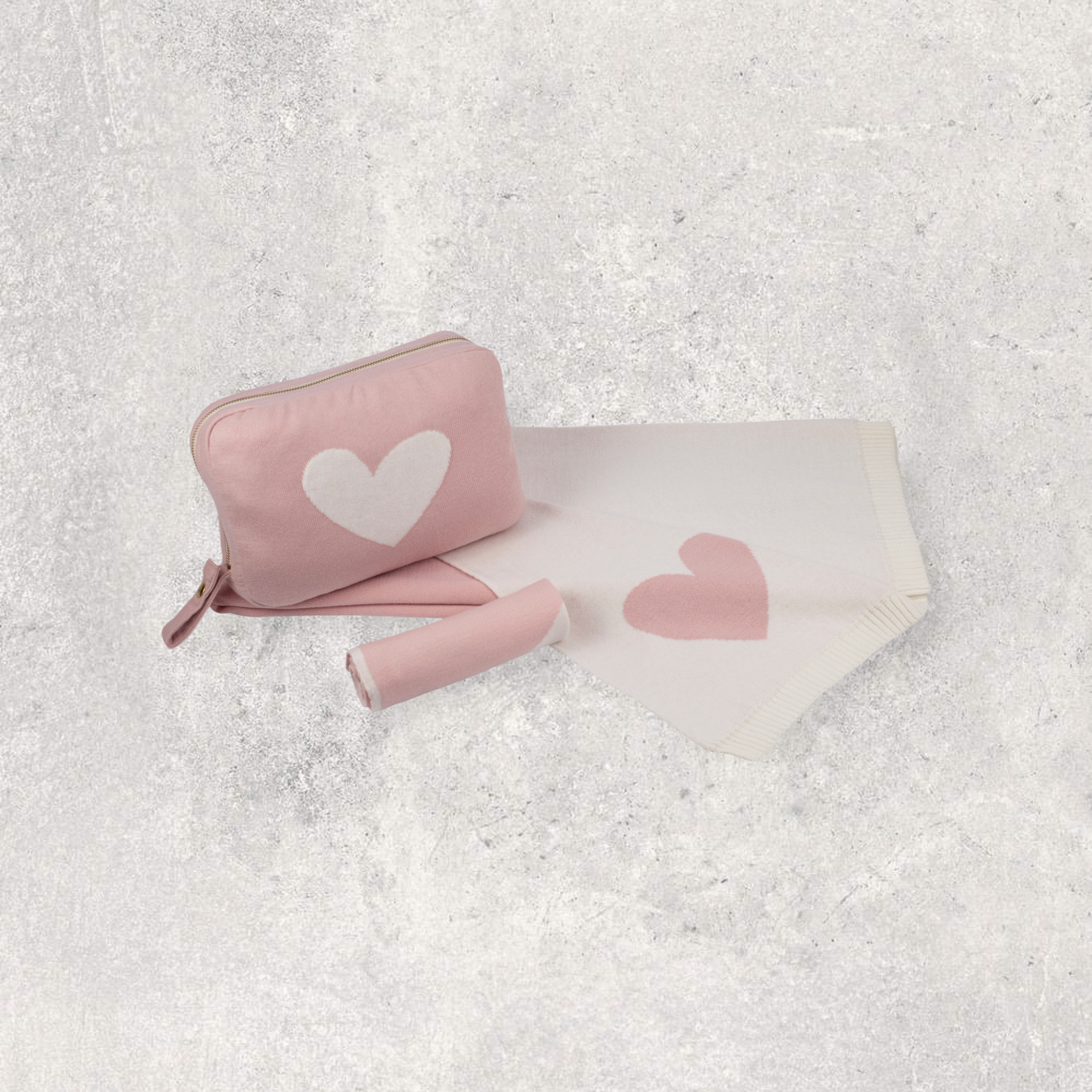 Heart Pink Pearl/ivory