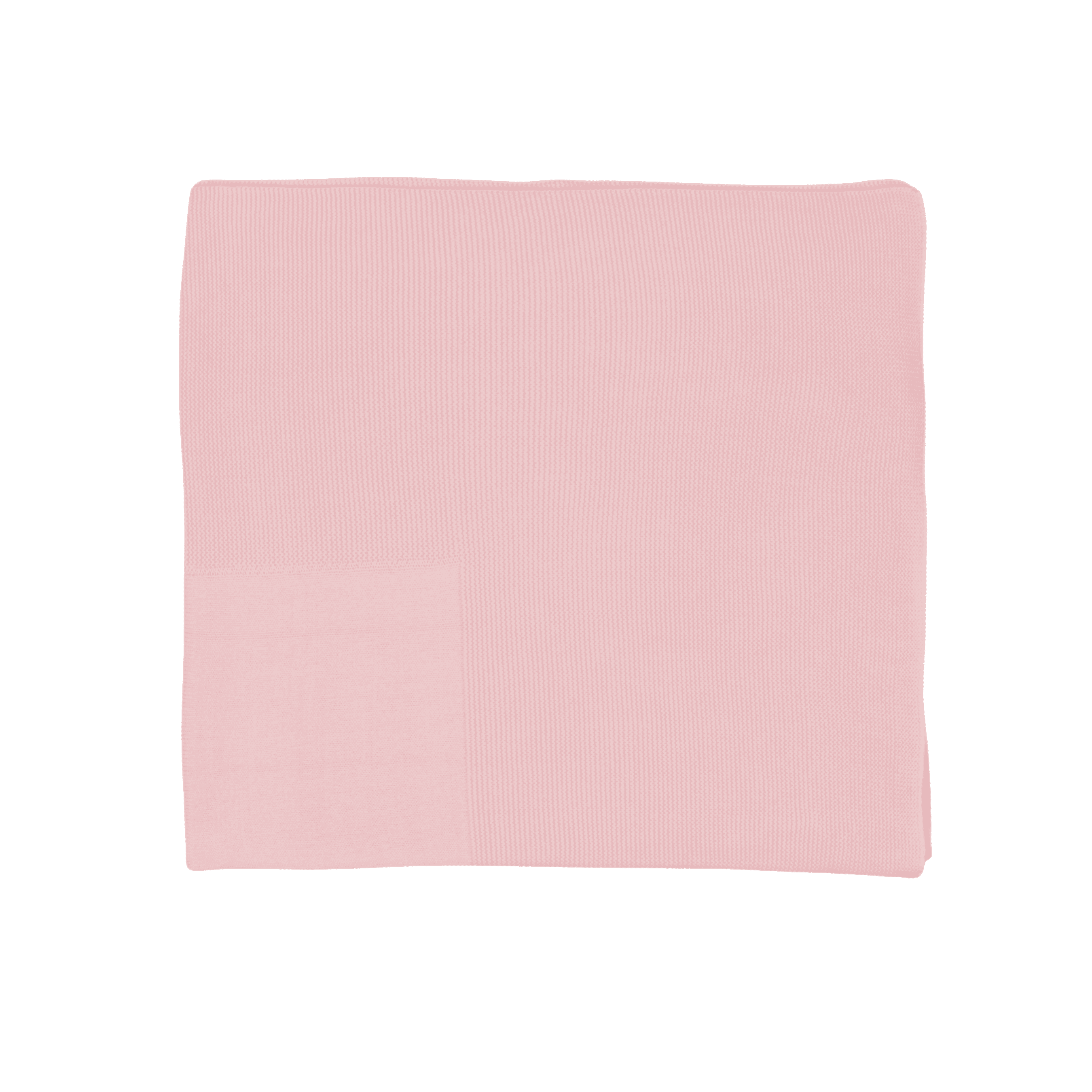Girls Pink Organic Cotton Knit Blanket