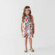 Pink Peony Ruffled Olivia Dress