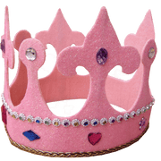 Pink Princess High Crown - Kids
